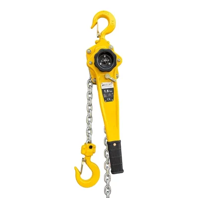 BULLIFT 1.5 Ton 1.5 Meter Heavy Duty Industrial Hand Lever Chain Hoist with Automatic Brake for Lifting