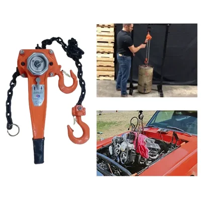 4G LAMINATES 1.5 Ton Capacity Ratchet Lever Hoist with 1.5 meter Chain