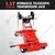 Hukums 1.5 Ton Heavy Duty Low Profile Hydraulic Transmission Jack With Chain