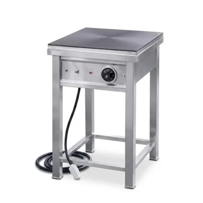 Vinayak Machines 15x15, 2kW Electric Dosa Bhatti with Stainless Steel Body 8mm Thick Mild Steel Tawa Plate