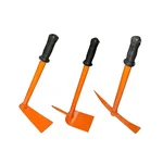 AGT Heavy Duty Combo Gardening Tools Kit 16 Inch Garden Hoe, Tiller and Hand Hoe