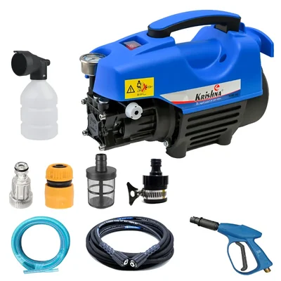 Krishna (KR-H1) 160 Bar 1800 W High Pressure Washer with All Required Accessories, 10 LPM Flow Rate