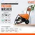 Shakti Technology 3 Hp Trolley Type 160 Bar High Pressure Washer with 12 LPM Flow Rate (Hydro Force Prime)