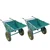 UTC 160 Kg Load Capacity Heavy Duty Double Wheel Barrow With 1 Meter Chain (2 pieces)