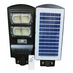 Gramstrong Solar Street Light of 60 W 160 LEDs, Waterproof Motion Sensor Outdoor Light with Remote (2 Year Warranty)