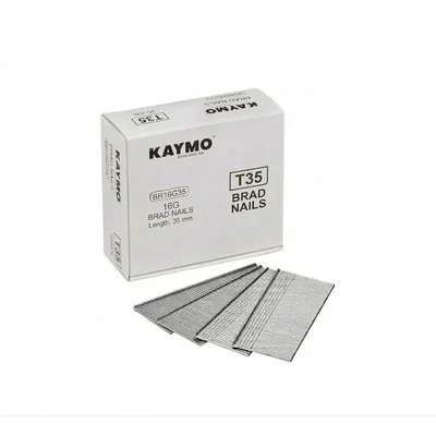 Kaymo 16G 35mm 2.8mm Crown T-Series Brad Nails Cabinetry(Pack-1)