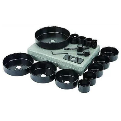 Premium Quality 16 in 1 Metal Alloys Wood Hole Saw Cutter Set (19-127 mm)