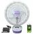Alfalite Breeza 24W DC Solar Table Fan, 16 Inch Sweep With In-Built Rechargeable Battery For Indoor And Outdoor Usage