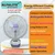 Alfalite Breeza 24W DC Solar Table Fan, 16 Inch Sweep With In-Built Rechargeable Battery For Indoor And Outdoor Usage