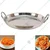 Heavy Duty Stainless Steel 16 inch Curve Border Jalebi Kadhai Wok, 3 MM Thickness