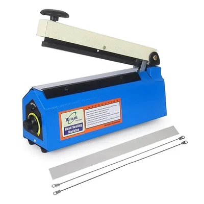 Hi-Tech 16-Inch 400mm Impulse Hand Sealer Machine 3kg Manual Plastic Bag Pouch Heat Sealer