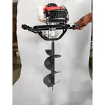 Heavy Duty 4-stroke, 82 CC For Earth Auger/ Post Hole Digger Machine  with 16 inch Auger Bit
