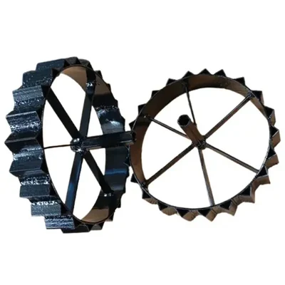 Heavy Duty 2 Pcs of 16 Inch Iron Wheel For 5 to 9 HP Petrol Power Tiller