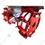 Heavy Duty 16 Inch Cage Wheel with Holder For 5 to 9 HP Petrol Power Tiller