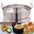 Commercial Stainless Steel 16 inch Flat Ghevar Kadai 3 MM Thick Kitchenware