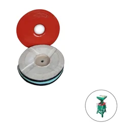 Red Emery Stone for 16 inch (400 mm) Horizontal Type Janta Flour Mill (One Pair)