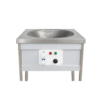 16 inch Square Table Top Electric Kadhai, 3000W with Safety Features (MCB/Auto-Cut Off)
