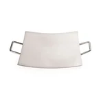 Commercial 16 inch Square Tawa Platter of 3 mm Thickness, Stainless Steel Body, for Catering Purpose