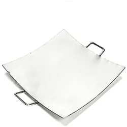 Commercial Stainless Steel 16 inch Round Tawa Platter of 6 mm Thickness For Catering Purpose