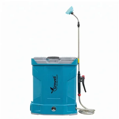 GROWELL Pro 12V X 12Ah, 16 LTR, Battery Operated Knapsack Sprayer with 3 Kg Rechargeable Battery