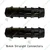 Heavy Duty 16mm Online Pipe Straight Connector For Drip Irrigation (Pack of 100)