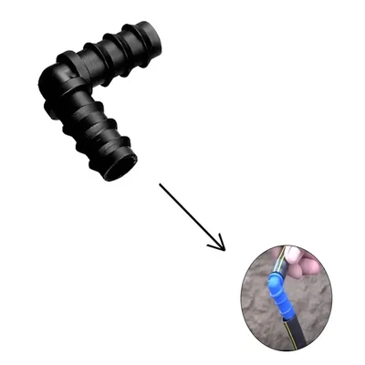 16mm Elbow Connector of Online Pipe for Drip Irrigation(Pack of 100 Pcs)