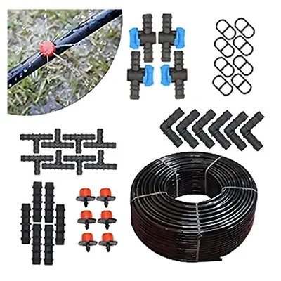 High Quality 16 mm Diameter Main Supply Pipe for Drip Irrigation with Accessories (Size-100 meter)