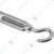 Premium Quality 16 mm Eye to hook Commercial Mild Steel Galvanized Turnbuckle (Pack of -6)