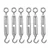 Premium Quality 16 mm Eye to hook Commercial Mild Steel Galvanized Turnbuckle (Pack of -6)