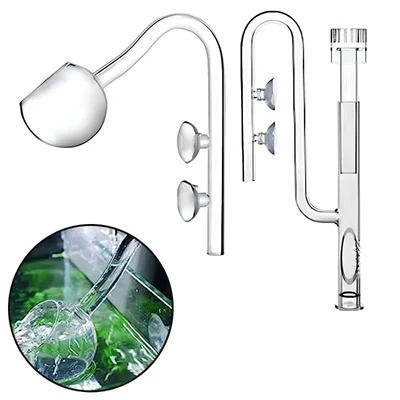 Glass Lily Pipe Inflow Outflow for Canister Filter (16 mm) Aquarium Tool to Create a Moderate Circulation of Water Within The Aquarium Ideal For the Growth of Aquatic Plants