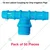 Heavy Duty 16 mm Lateral Coupling for Drip Irrigation (Pack of 50 pieces)