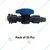WaterSun 16 mm Heavy LayFlat Cock for drip Irrigation Purpose ( Pack of 35 Pcs)