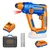 Wadfow 16mm 20V Cordless 2-Mode Function, 1.5J Impact Energy Rotary Hammer With Battery-Charger & Drill Bits, 0-850 RPM (WLM1B162)
