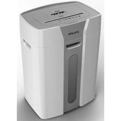 PILOT 16CC Paper, CD and Credit Card Cross Cut Shredder, 16 Sheet Capacity, for Office Use