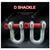 Safelift 3.25 Ton Screw Pin Type D Shackle