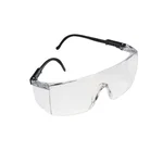3M 1709IN+ 99% UV Protection Industrial Safety Glasses Adjustable Temples Clear Lens High Impact Resistant Hardcoat