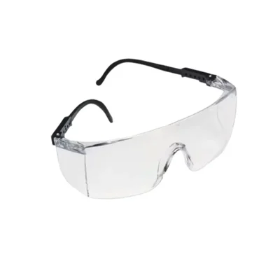 3M 1709IN+ 99% UV Protection Industrial Safety Glasses Adjustable Temples Clear Lens High Impact Resistant Hardcoat(Pack-2)