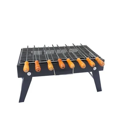 NE GRILLS Premium Quality 17 inch Briefcase Style Charcoal Barbeque Grill