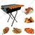 NE GRILLS Premium Quality 17 inches X-stand without Top BBQ Grill Machine with 8 Skewers