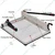 Premium Quality 17 Inch Guillotine Paper Trimmer and Cutter For A3+ Paper Size, 400 Sheets Capacity 