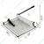 Premium Quality 17 Inch Guillotine Paper Trimmer and Cutter For A3+ Paper Size, 400 Sheets Capacity 