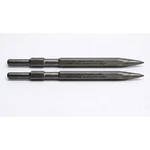 Heavy Duty 17mmx280mm Pointed Chisel Suitable For 5 Kg, 7 Kg Demolition Hammer - Pack Of 2