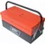Inder 17x8x10 Inch 7-Compt Cantilever Toolbox Red Lid P-367I