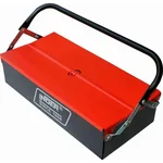 Inder 17x8x4 Inch Cantilever Toolbox Cabinet Red Lid P-367A