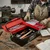 Inder 17x8x4 Inch Cantilever Toolbox Cabinet Red Lid P-367A