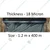Siddhi 18 micron 1.2 x 400 meter Black and Silver Mulching Sheet | Suitable for Garden and Agriculture Purposes