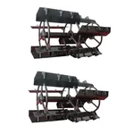 Heavy Duty 2 Pieces Economy 18 inch Paddy Cage Wheel for 7 to 12 HP Petrol Power Tiller
