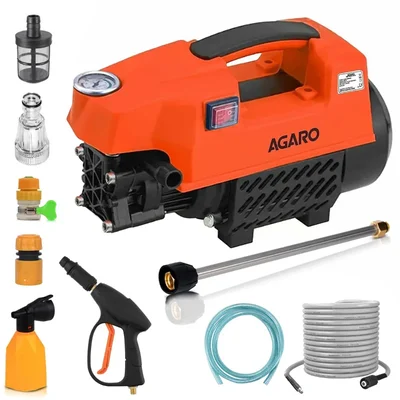 Agaro 120 Bar 1800W High Pressure Washer With All Required Accessories