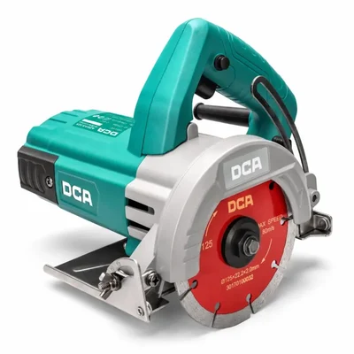 DCA 125mm 5 Inch 1800W 220V 13500 RPM 0-45 Degree Bevel Heavy Duty Marble Granite Stone Cutter AZE03-125