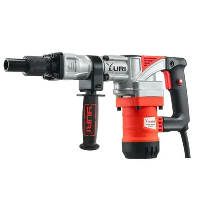 Yuri 1800W Heavy Duty Demolition Hammer, 35J Impact Energy Concrete Breaker with 3800 BPM & Hex Chuck (YR-DH1052)